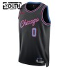 Dres Chicago Bulls Coby Black Nike 2025-26 City Edition Crno Swingman - Dječji